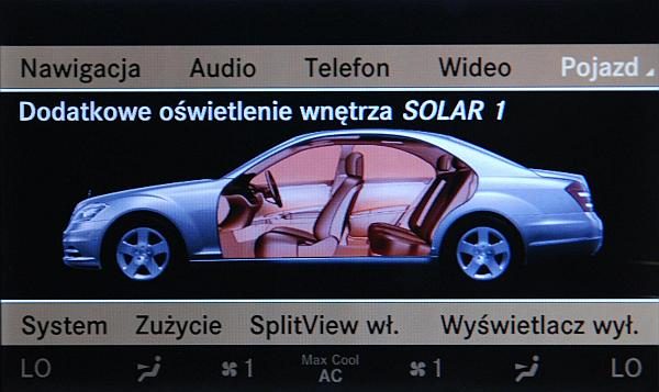 Mercedes COMAND APS NTG3.5 Tłumaczenie nawigacji - Polskie menu